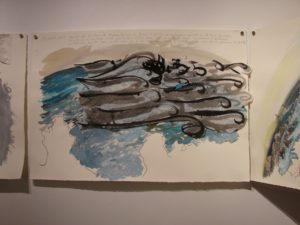 dessins de l'exposition Etats de mer téléphonés